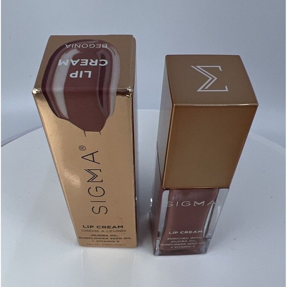 Sigma Beauty Lip Cream In Begonia Full Size 0.18oz NIB - Picture 8 of 10